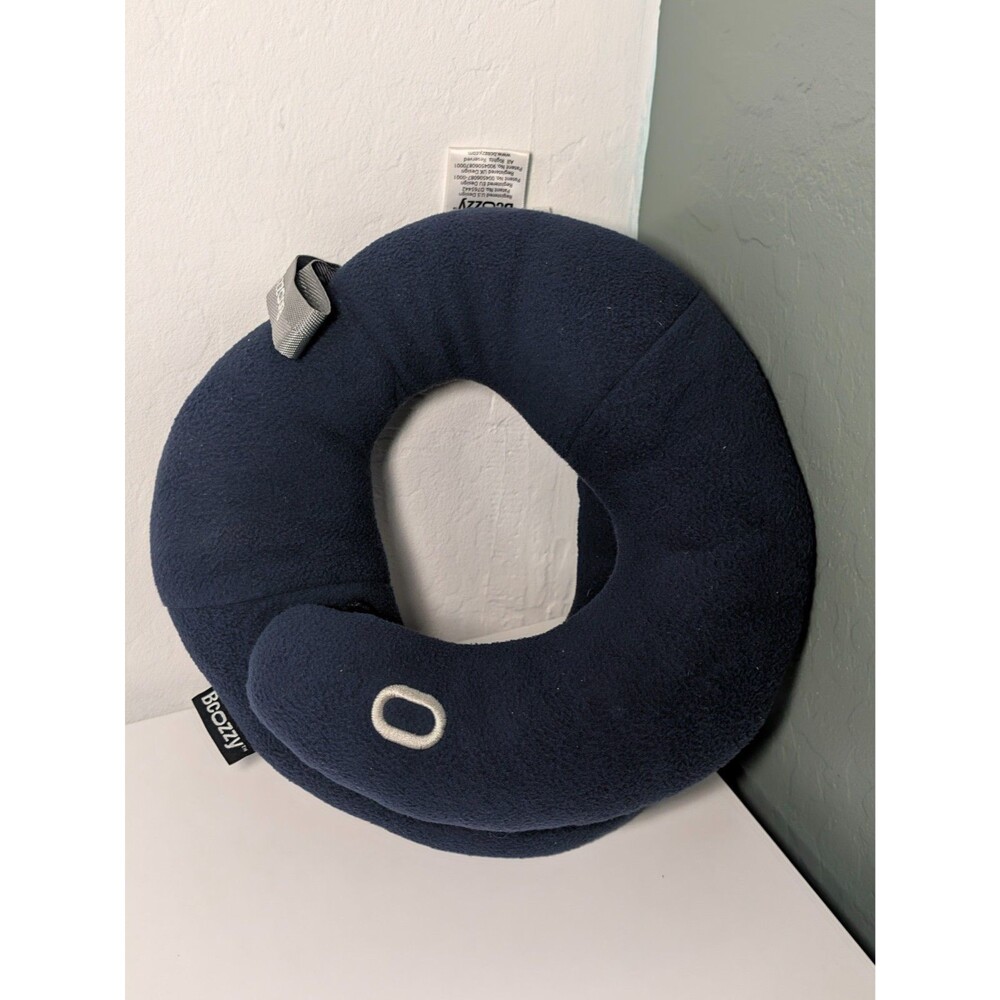 BCOZZY Travel Neck Pillow Double Neck Head Chin Support Size Large No Bag